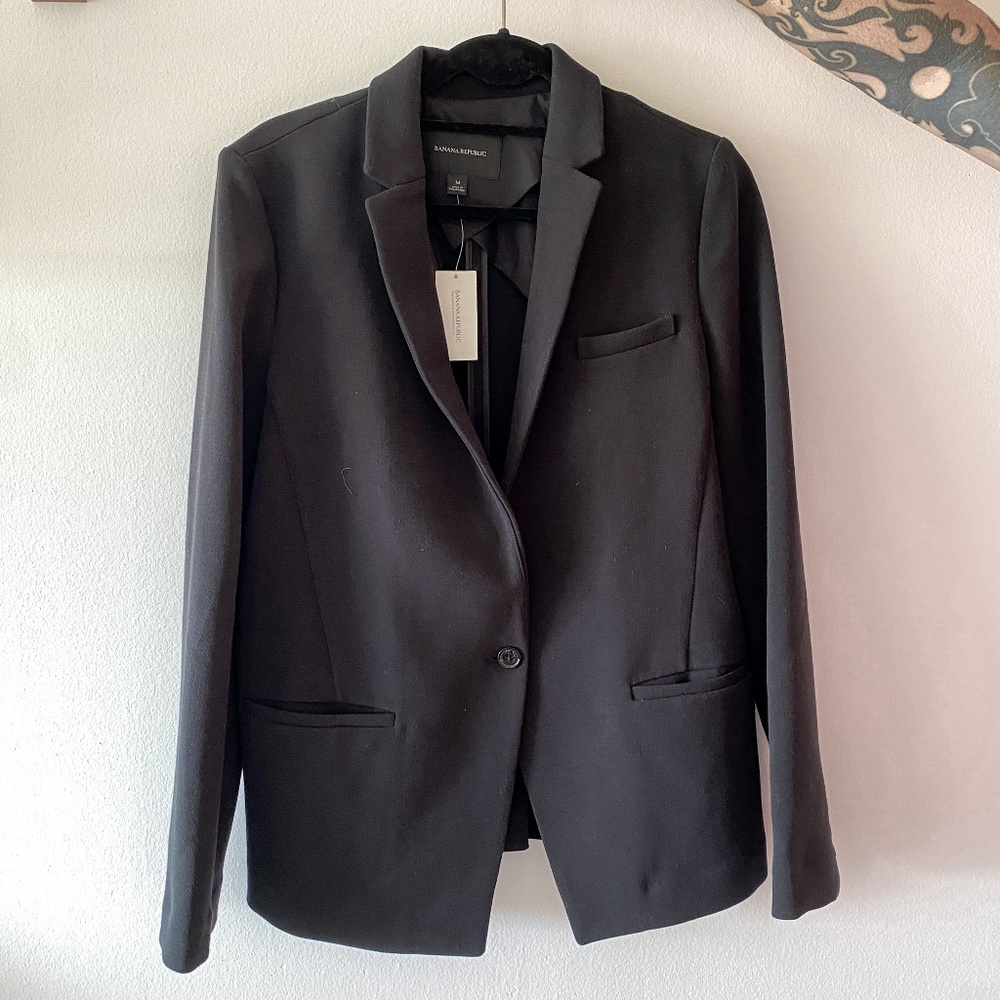 NWT Banana Republic One-Button Blazer